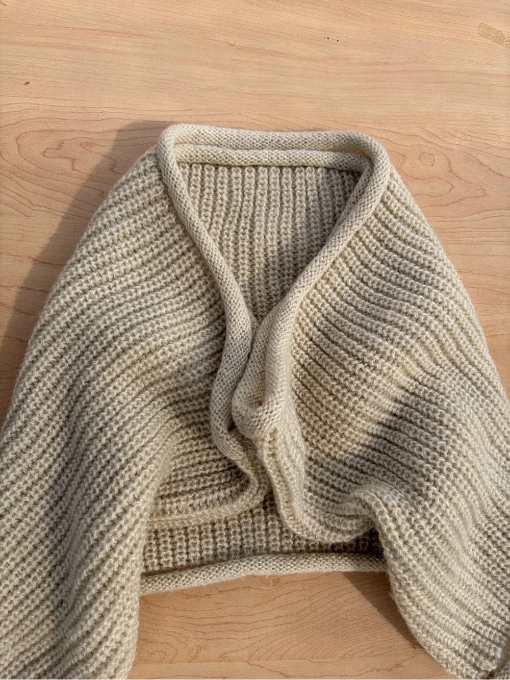 Unisex Large warm knitted long winter scarf